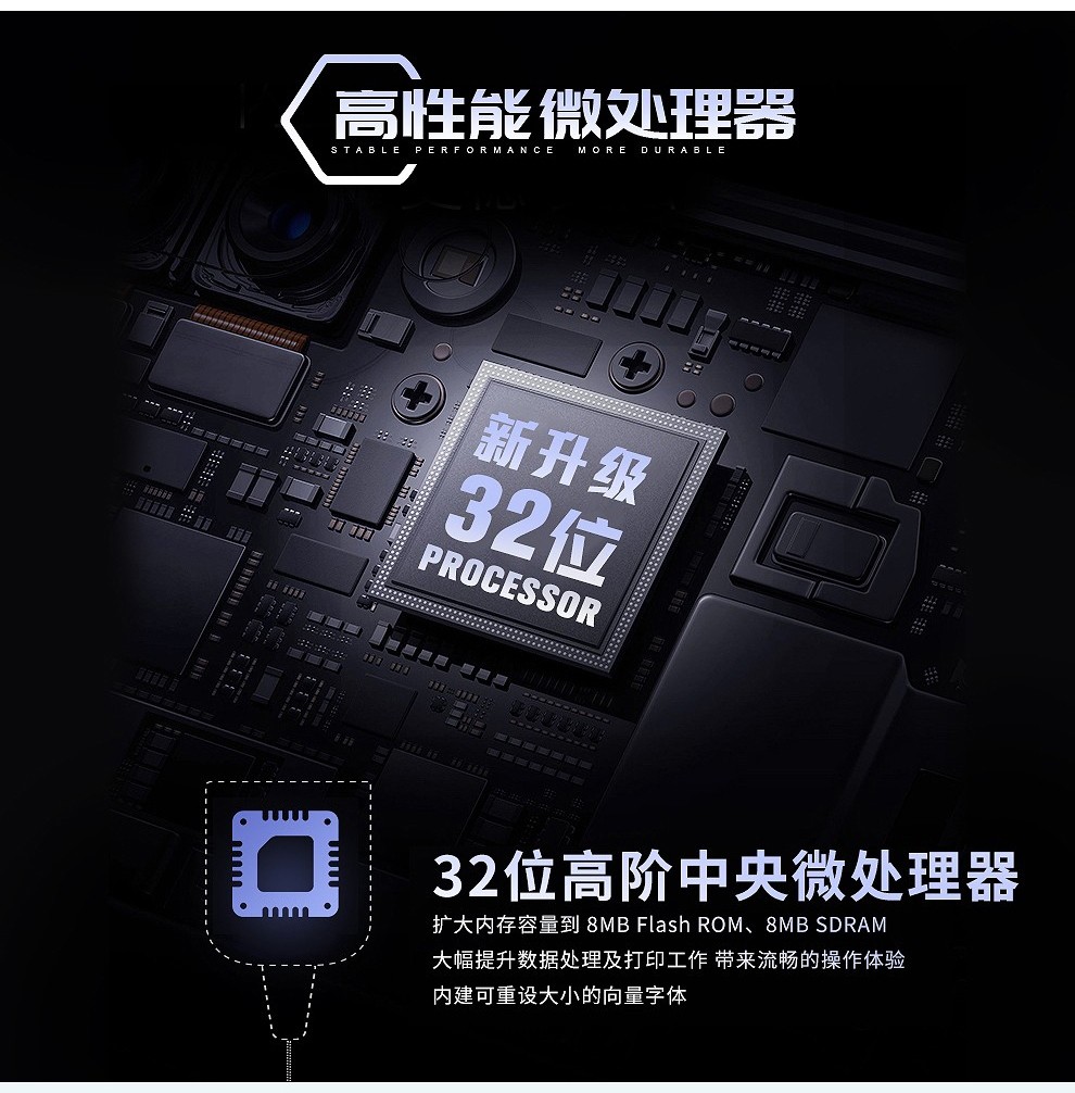 立象CP3140EX条码二维码标签打印机 不干胶合格证热转印超市价签洗水唛服装吊牌 CP-3140EX【300dpi USB】