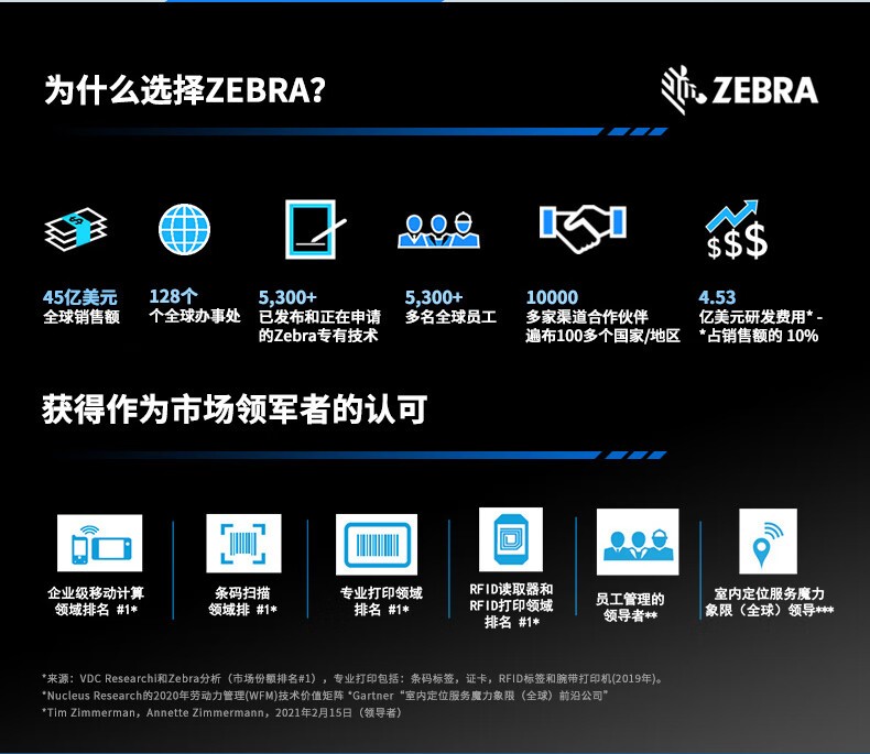 ZEBRA斑马ZT231工业级热敏标签条码打印机碳带不干胶价签二维码面单固定资产热转印ZT230升级款203dpi
