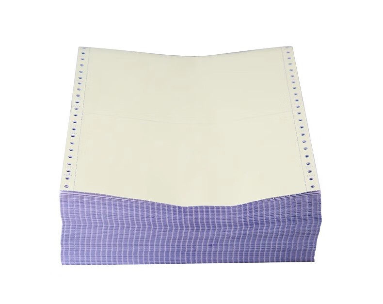 立信241电脑针式打印纸连打电脑打印纸出库送货清单发票单据打印纸241 三联整张可撕边（1000页）