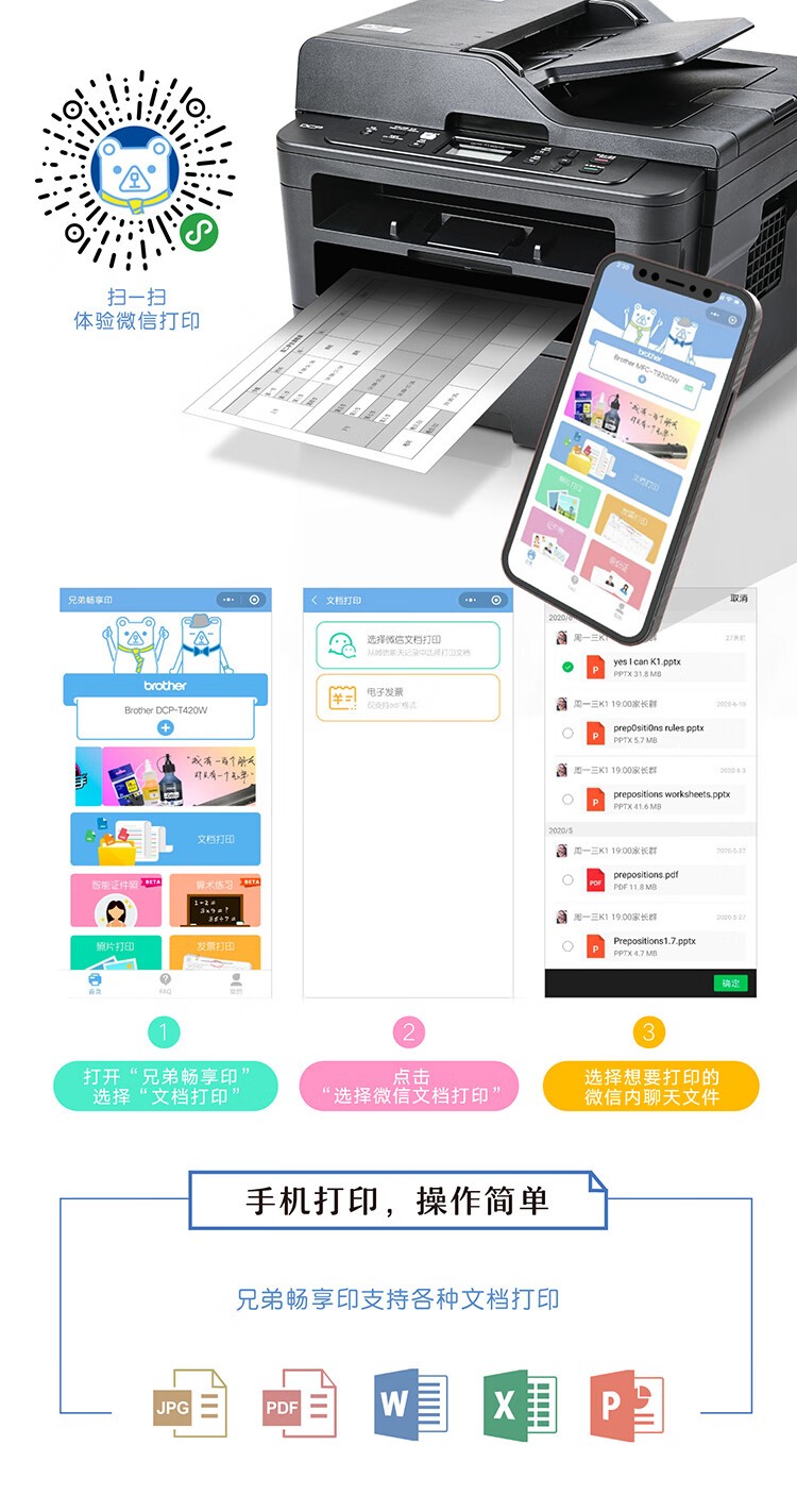 兄弟（brother）DR-B020 硒鼓 适用兄弟 7720DN/7700D/7530DN/7500D/2050DN/2000D