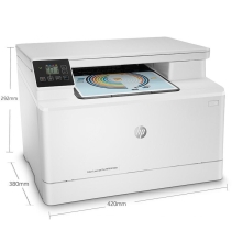 惠普（HP）M180n彩色激光家用多功能一体机 打印 复印 扫描三合一(M176n升级型号)高速彩打