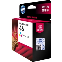 惠普（HP）46原装彩色墨盒 适用hp deskjet 2020hc/2520hc/2529/2029/4729打印机