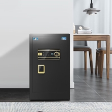 虎牌 博瑞70黑指纹 保险柜家用办公小型指纹密码保险箱全钢防盗可入墙保密保管柜 博瑞系列 70cm 钢琴黑