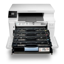 惠普（HP）M180n彩色激光家用多功能一体机 打印 复印 扫描三合一(M176n升级型号)高速彩打